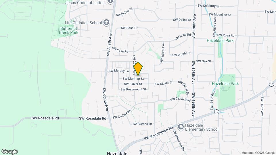 20483 SW Marimar St Map and Location Details