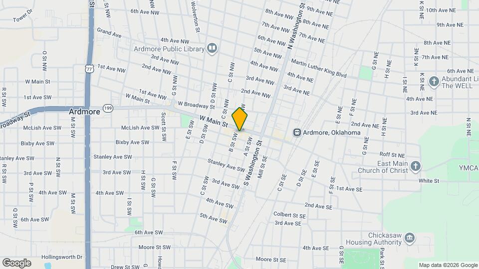 126 W Main St Map and Location Details