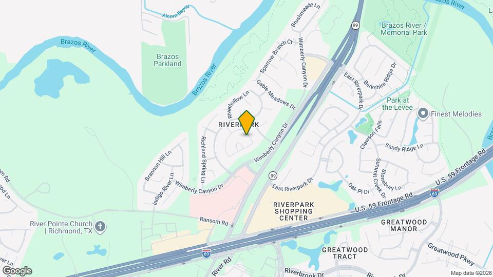 5514 Gatesprings Ln Map and Location Details