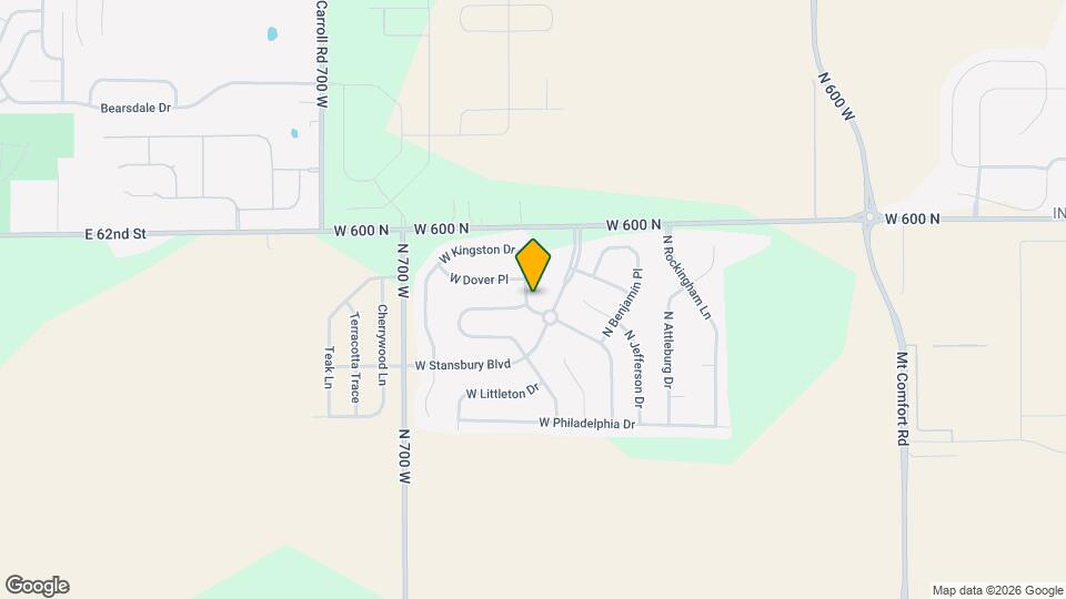 5851 N Quincy Dr Mapa y Detalles de la Ubicación