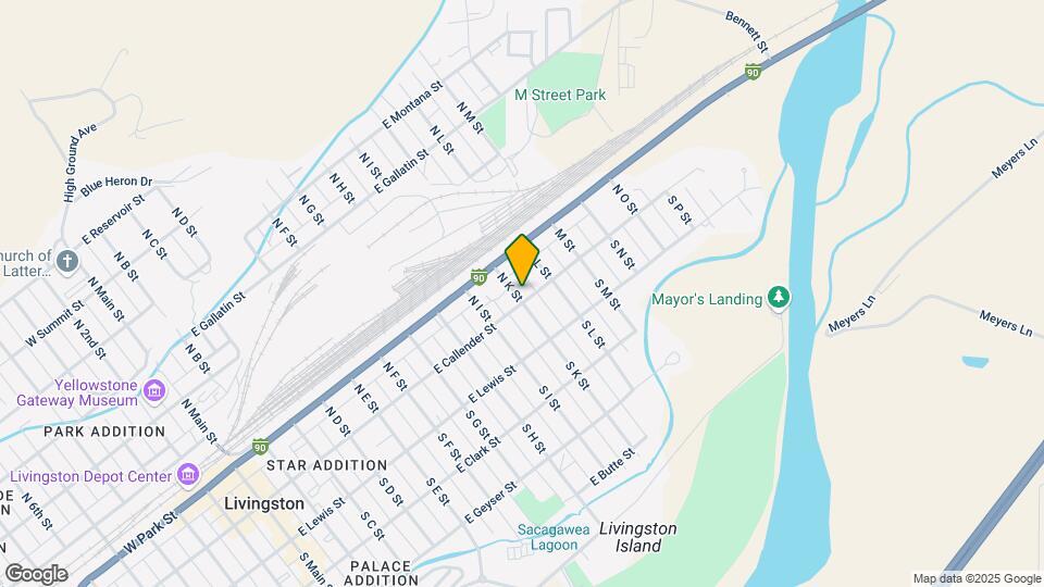 104.5 N K St Mapa y Detalles de la Ubicación