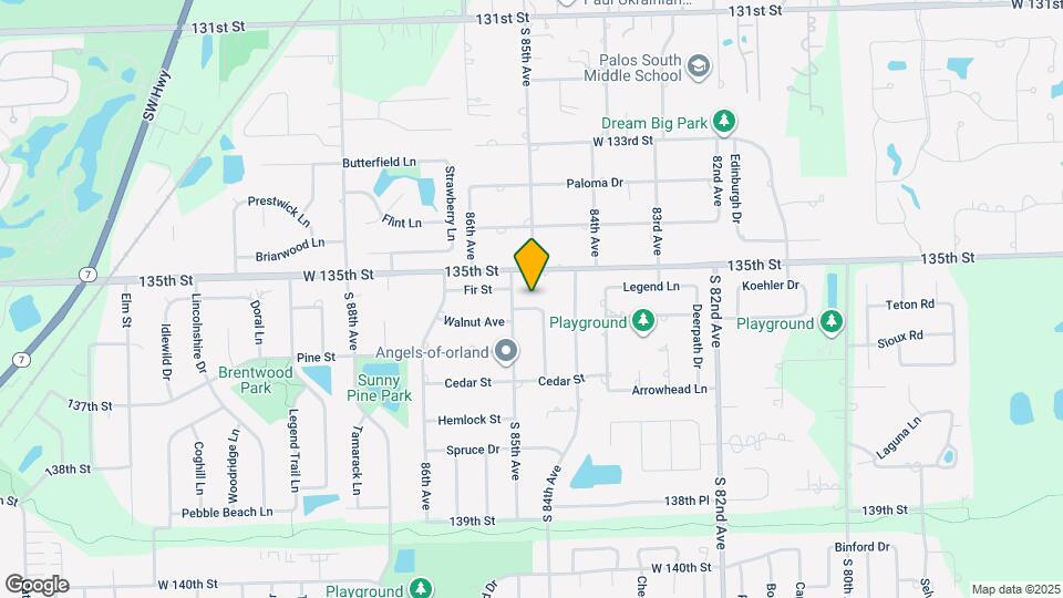 13601 Cherry Ln Map and Location Details