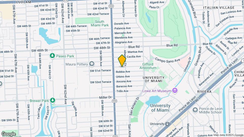 1512 Certosa Ave Map and Location Details