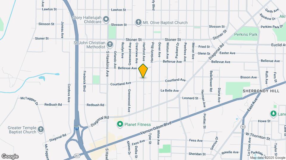 1288 Hartford Ave Map and Location Details