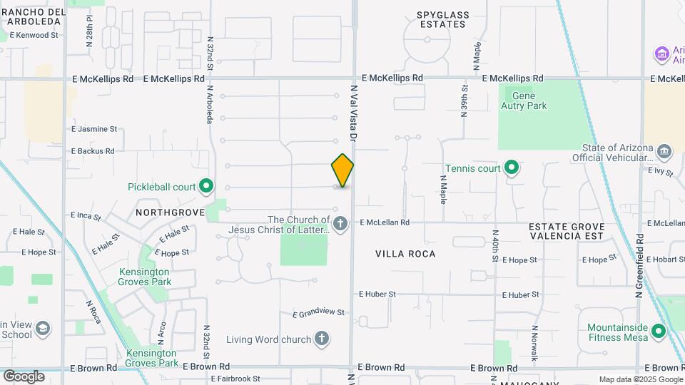 3531 E Inglewood Cir Mapa y Detalles de la Ubicación