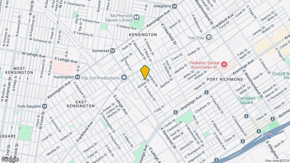 2846 Amber St Map and Location Details