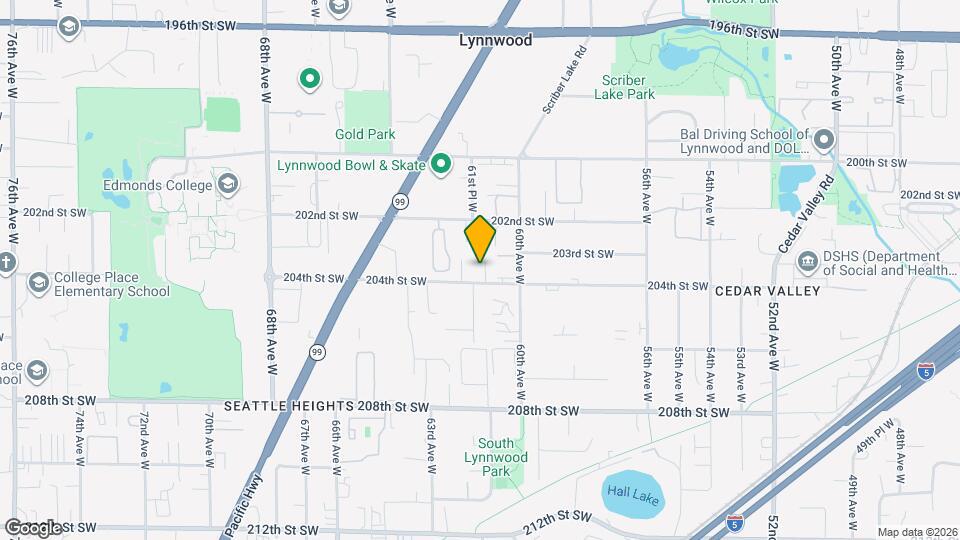 6107 204th St SW Map and Location Details