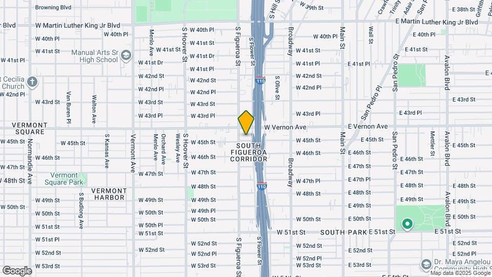 477 W 45th St Map and Location Details