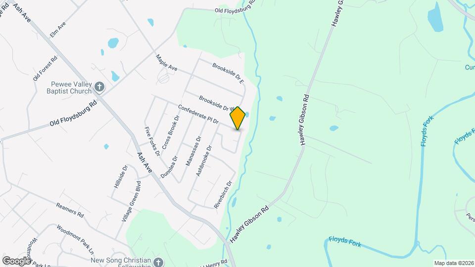 8713 Hickory Falls Ln Map and Location Details