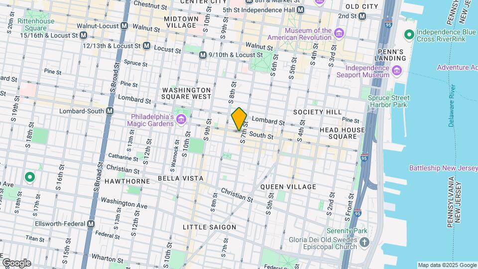 712-14 S Sartain St Map and Location Details