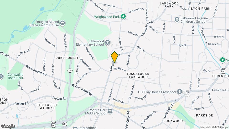 2529 Chapel Hill Rd Map and Location Details