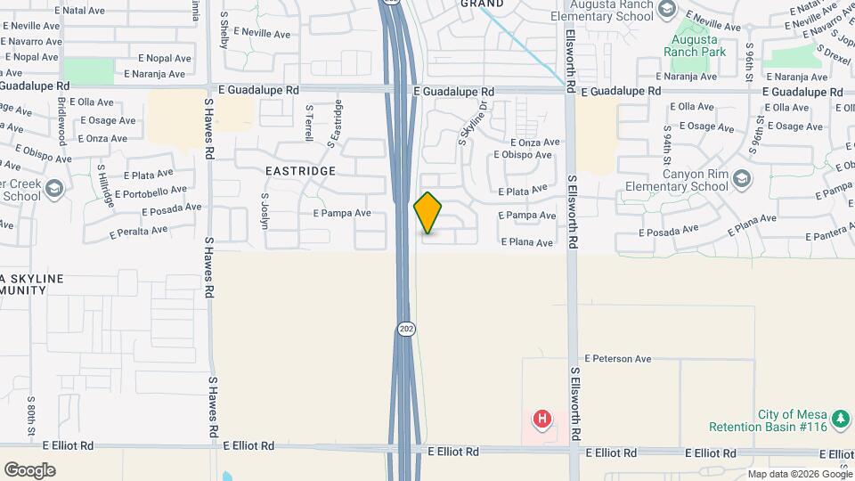 8852 E Plana Ave Mapa y Detalles de la Ubicación