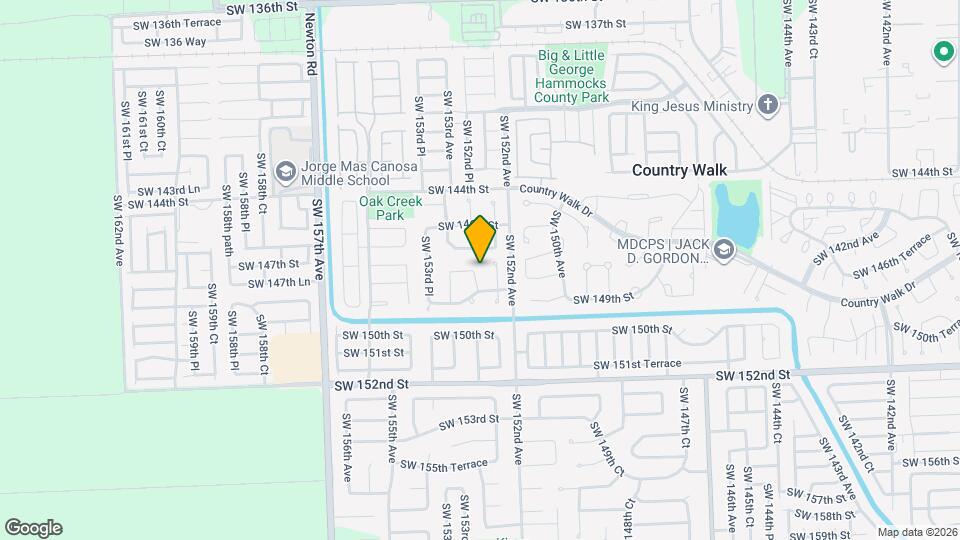 14763 SW 152nd Pl Map and Location Details