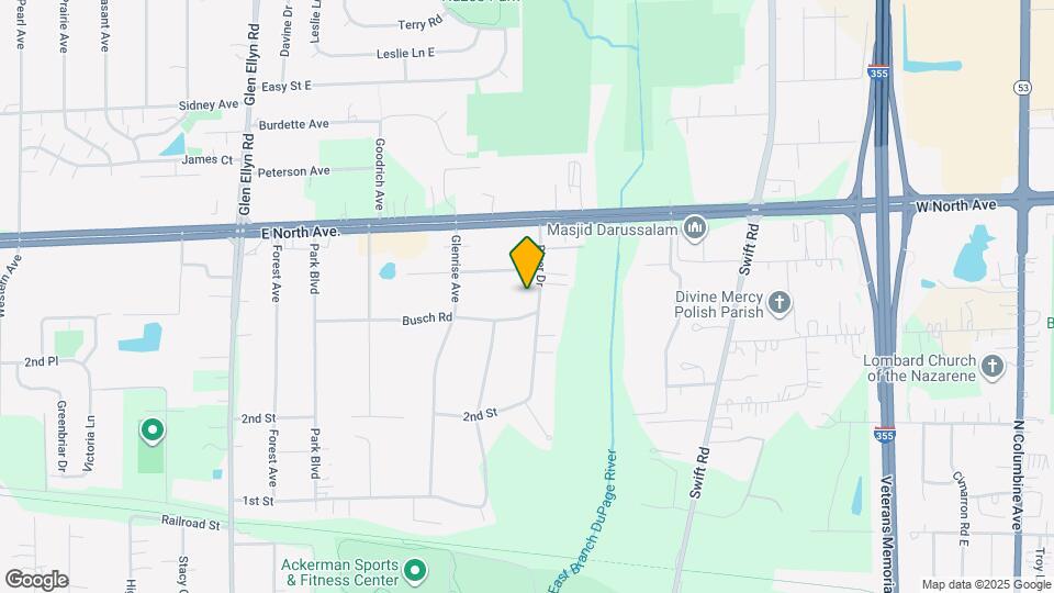 1N670 River Dr Map and Location Details