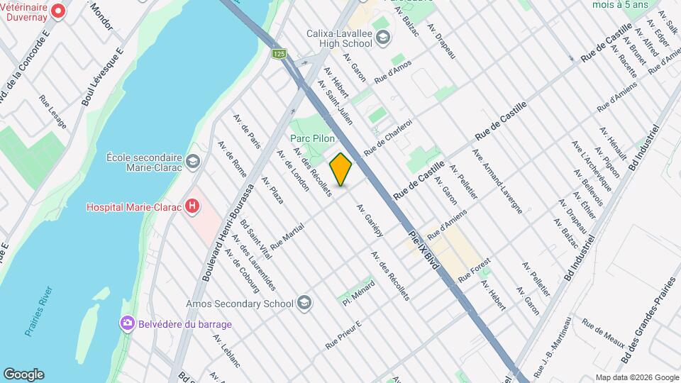 3975 Martial Rue Map and Location Details