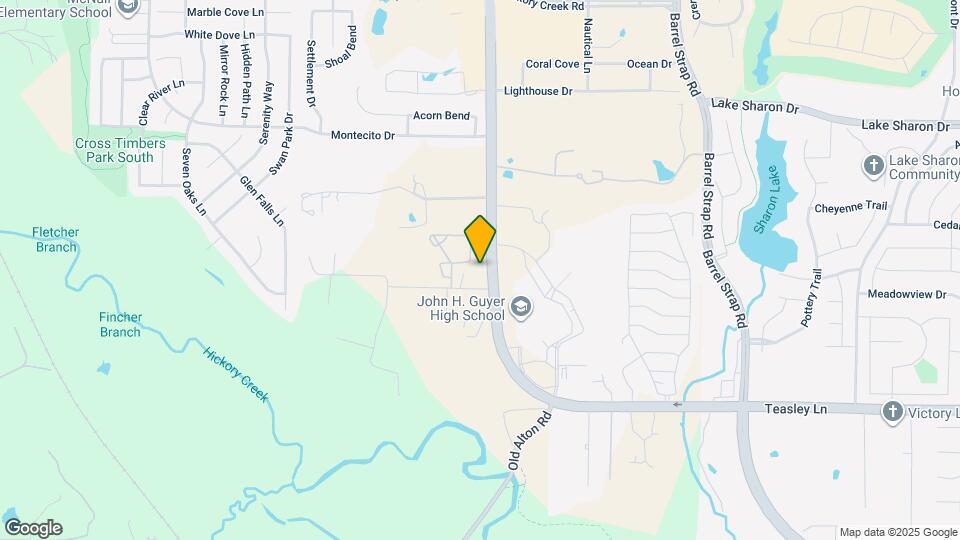 5702 Teasley Ln Map and Location Details