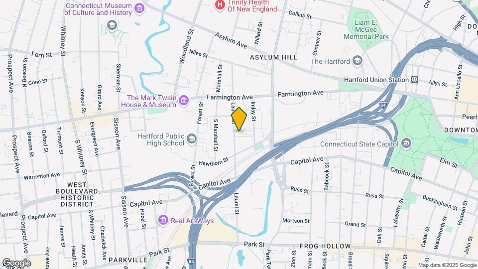 218 Laurel St Map and Location Details