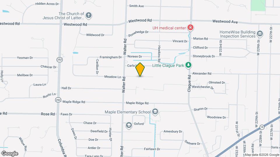 24299 Beech Ln Map and Location Details