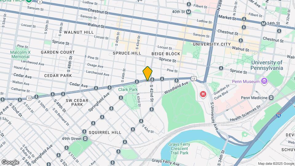 4216 Baltimore Ave Map and Location Details