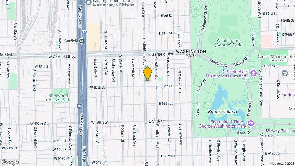 5651-5659 S Michigan Ave Map and Location Details