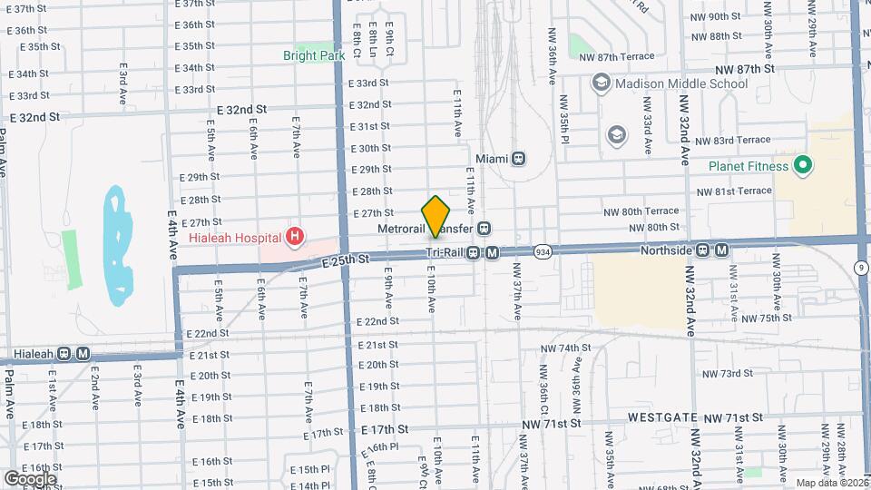 1025 E 25th St, Unit 601 Map and Location Details