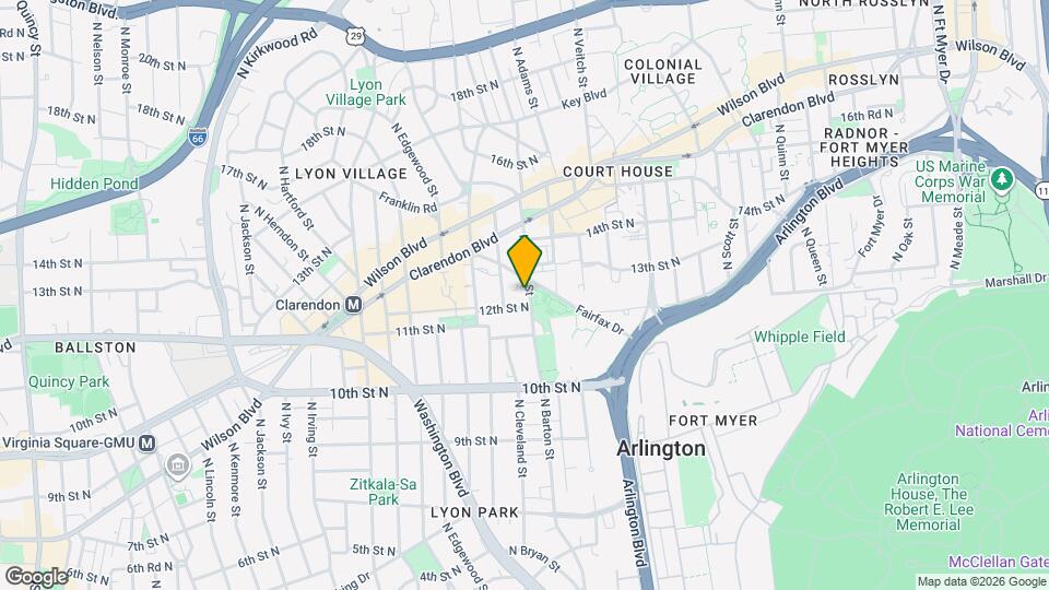 2510 Fairfax Dr Mapa y Detalles de la Ubicación