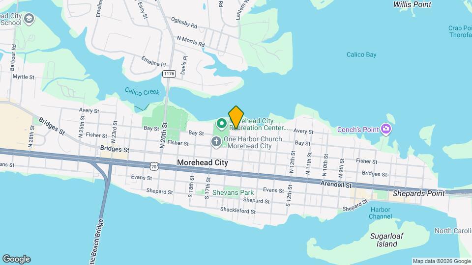 1508 Bay St Map and Location Details