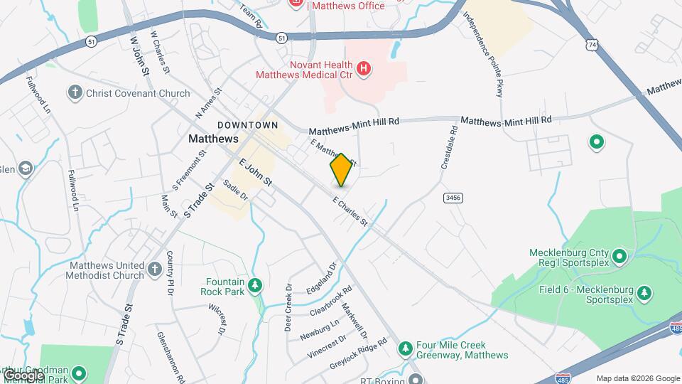 301 McLeod St Map and Location Details