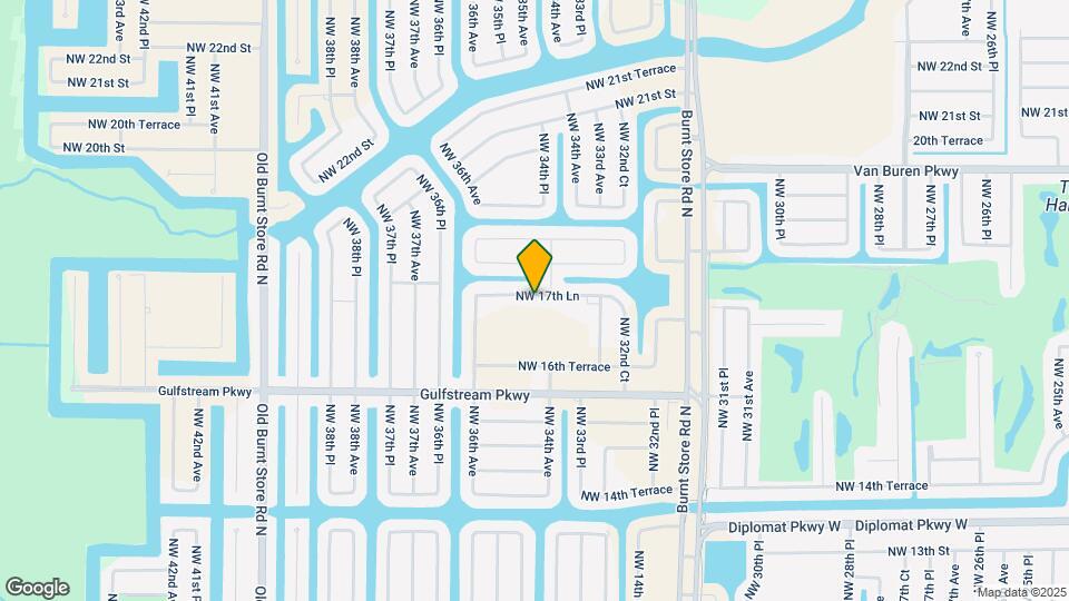 3410 NW 17th Ln Map and Location Details