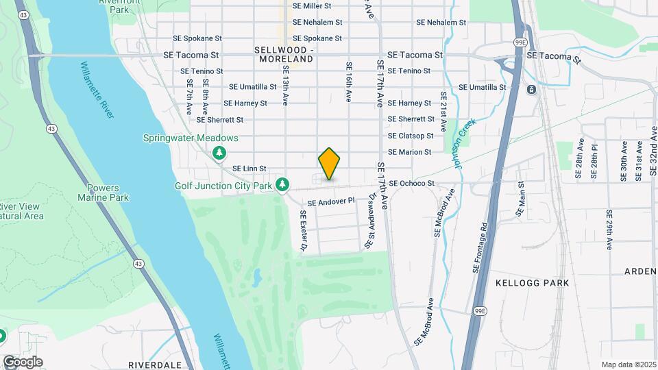 8843 SE 15th Pl Map and Location Details
