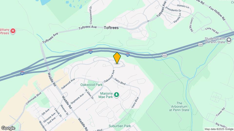 606 Oakwood Ave Map and Location Details