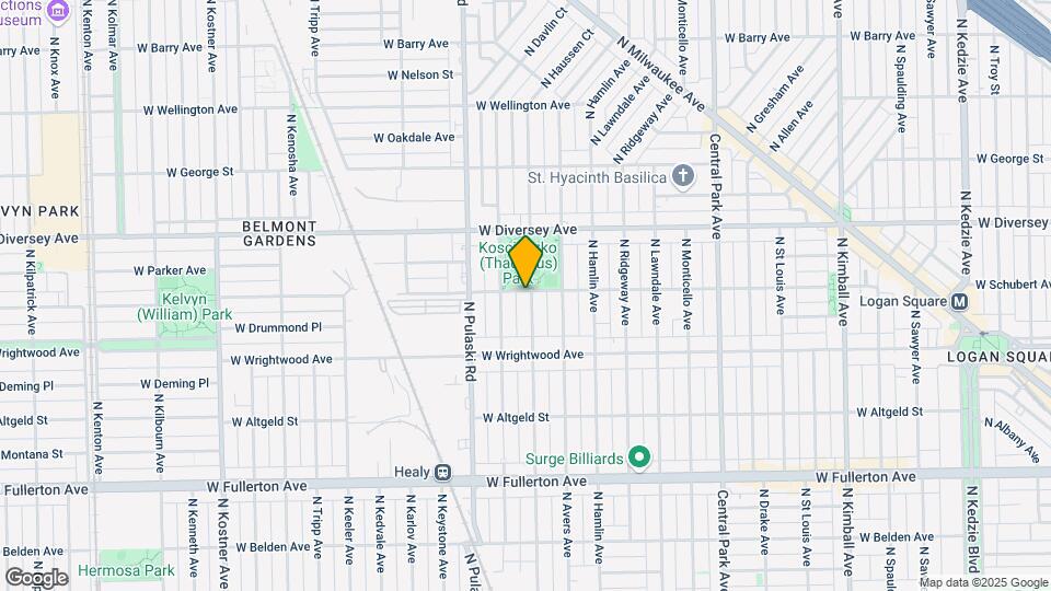 3901 W Schubert Ave Mapa y Detalles de la Ubicación