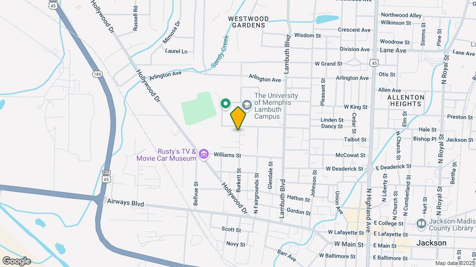611 Burkett St Map and Location Details