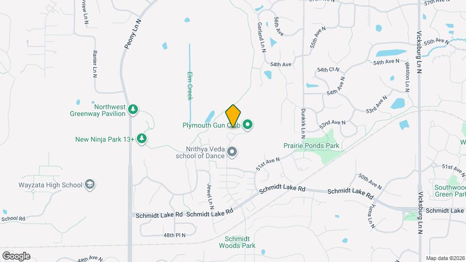 5225 Holly Ln N Map and Location Details