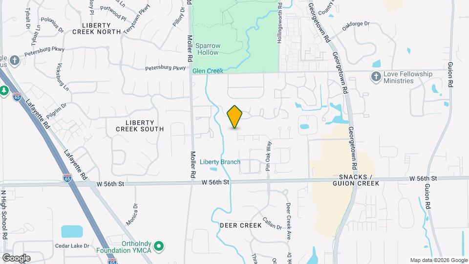 5260 Pin Oak Dr Map and Location Details