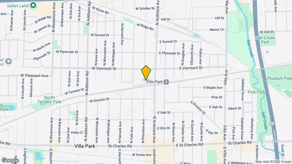333 N Princeton Ave Map and Location Details