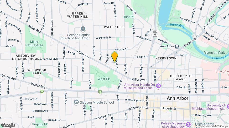501 Fountain St Mapa y Detalles de la Ubicación