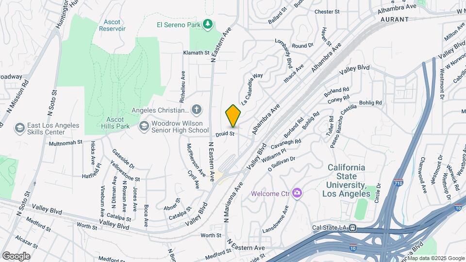 4855 Druid St Map and Location Details