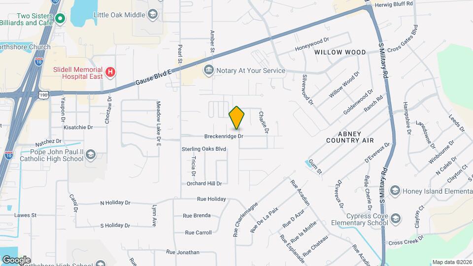 1044 Breckenridge Dr Map and Location Details