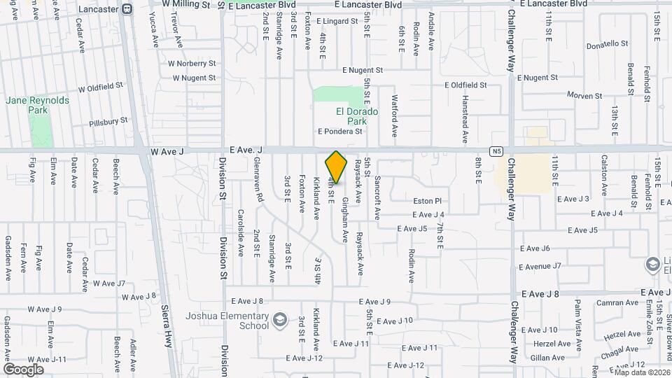 44258 4th St E Map and Location Details