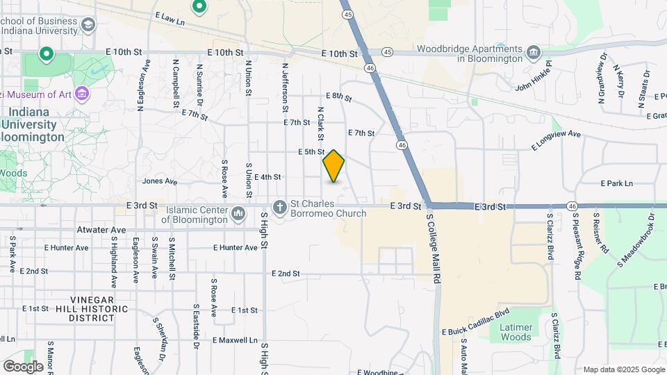 218 S Hillsdale Ct Map and Location Details