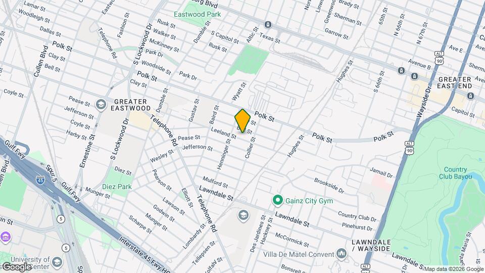 5231 Leeland St Mapa y Detalles de la Ubicación