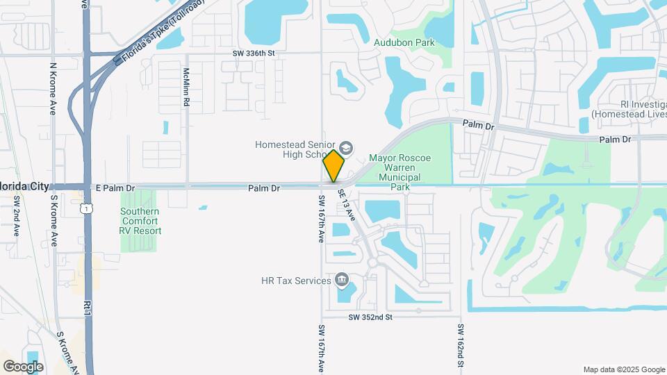 1182 Palm Dr Map and Location Details