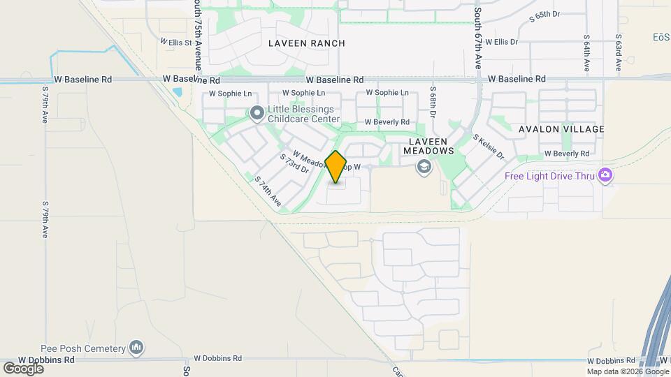 7044 W Desert Ln Map and Location Details