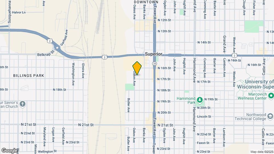 1626 Oakes Ave, Unit 1-Main Map and Location Details