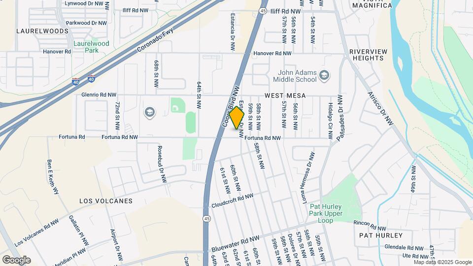 6005 Fortuna Rd NW Map and Location Details