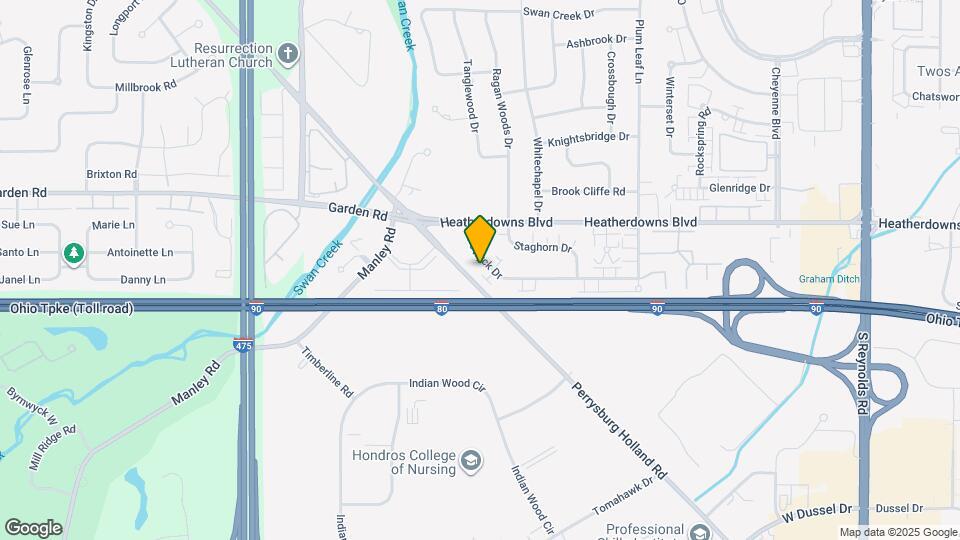 5851 Ryewyck Dr Map and Location Details