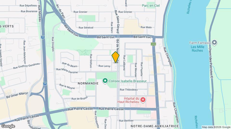 1024 De Normandie Boul Map and Location Details