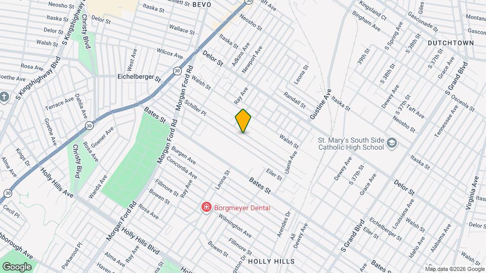 4043 Schiller Pl Map and Location Details