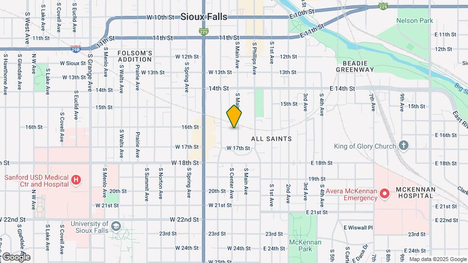 807 S Main Ave Map and Location Details